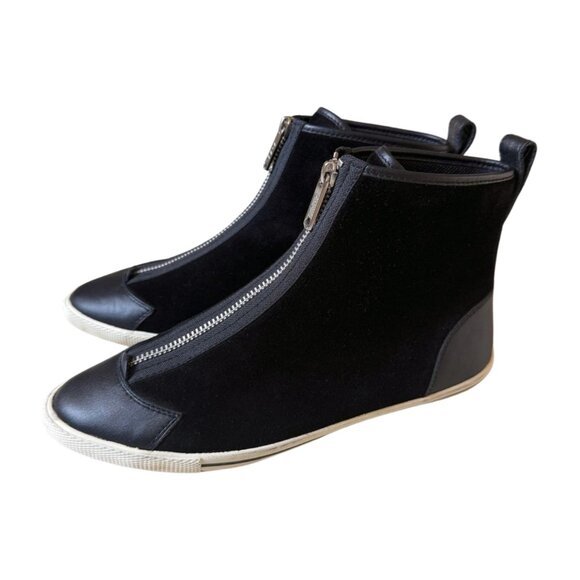 Marc by Marc Jacobs Black Zip-Front High-Top Sneakers – Women’s Size 8-8.5 - Picture 6 of 10
